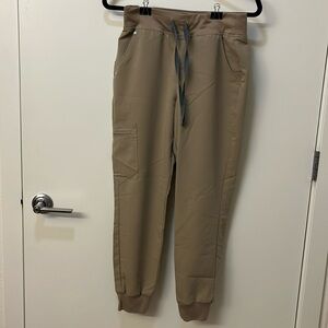 figs scrubs. high waisted joggers